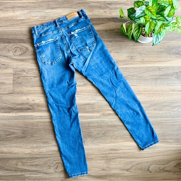 ASOS Stradivarius High Waist Distressed Skinny Jeans – Size 6 - Picture 7 of 8